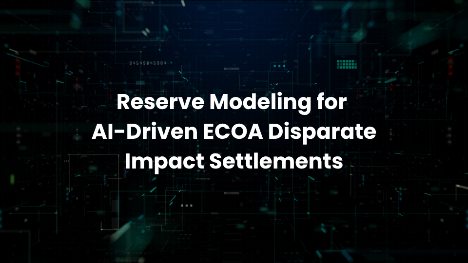 Reserve Modeling for AI-Driven ECOA Disparate Impact Settlements